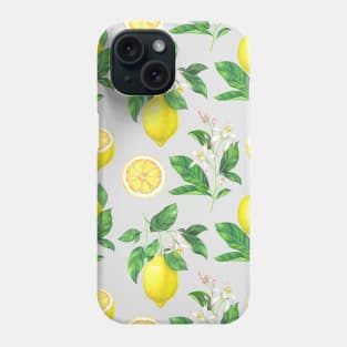 Lemon fruits pattern Phone Case