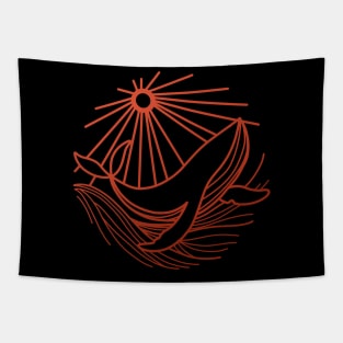 flying great whale Tapestry