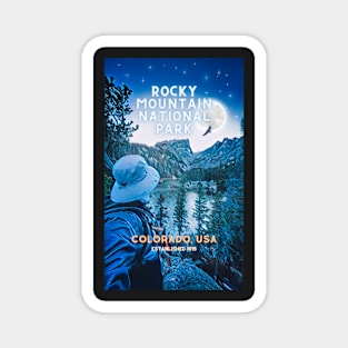 Rocky Mountain National Park - Dream Lake Poster Magnet