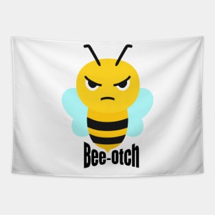 Bee-Otch Beotch Funny Beekeeper Tapestry