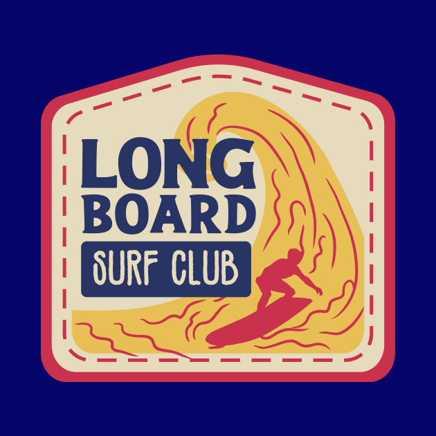 Long Board Surf Club by waltzart