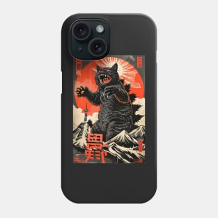 Catzilla Nightmare! Phone Case