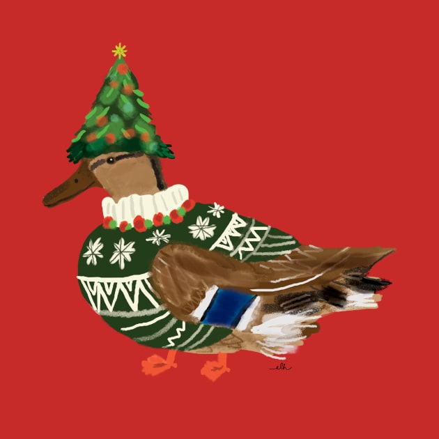 Festive Mrs. Mallard by EmilyLaurelHarris