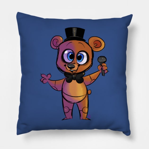 Fnaf 1 Freddy Pillow by opthedragon