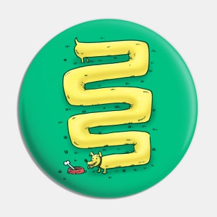 Infinite Wiener Dog Pin