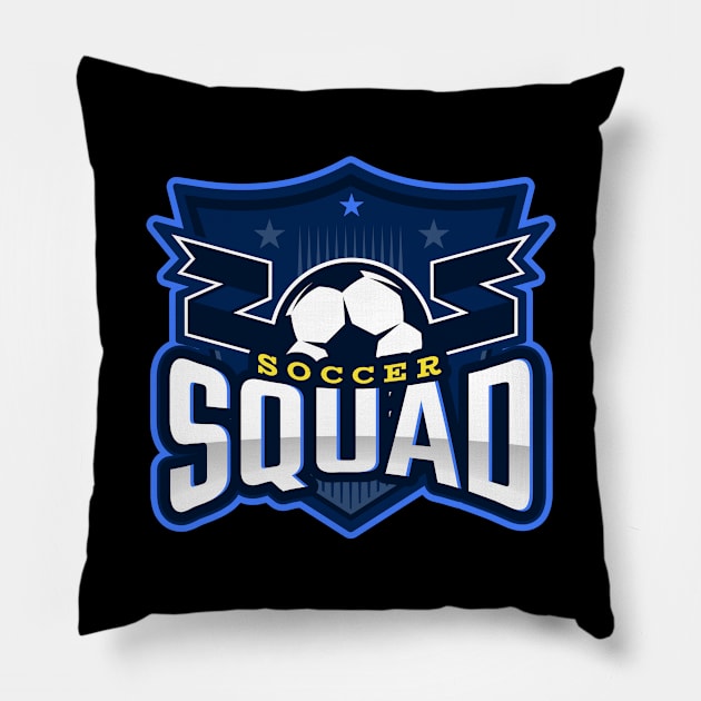 Soccer Squad Pillow by poc98