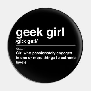 GEEK GIRL definition Pin