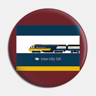 Intercity 125 HST British Rail Blue Livery Pin