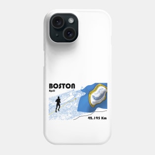 Boston marathon Phone Case