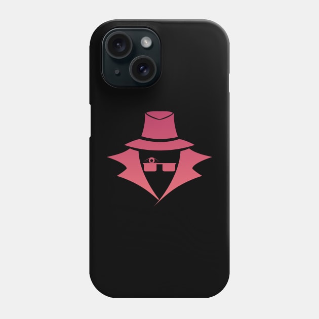 Mr. Eye: A Cybersecurity/Anonymity Icon (Red) Phone Case by McNerdic