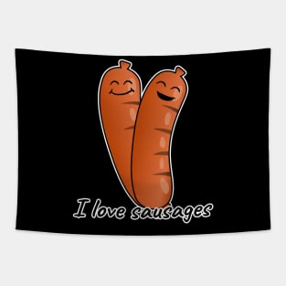 I Love Sausages Tapestry