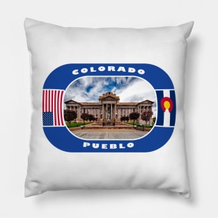 Colorado, Pueblo City, USA Pillow