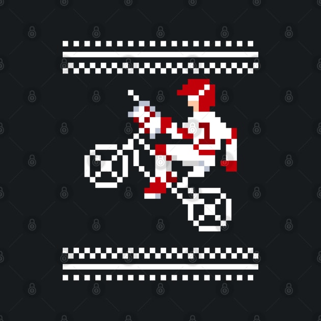 BMX videogame pixel art by TommySniderArt