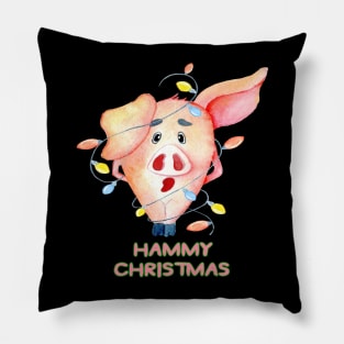 Hammy Christmas Pillow