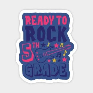 Rocking 4th Grade Funny Kids School Rock Back to School Magnet