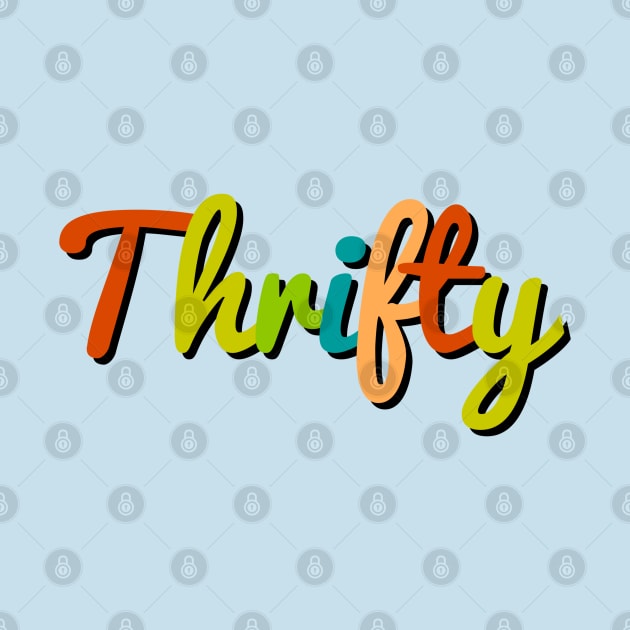 Thrifty Colorful Typography Title for Careful Kids by Inspire Enclave