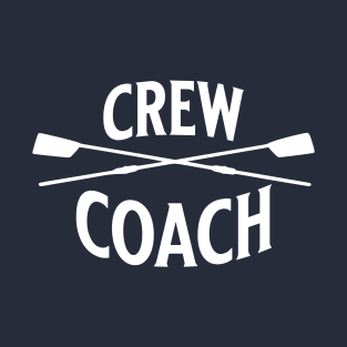 Crew Rowing Coach Sculling Vintage Crossed Oars T-Shirt