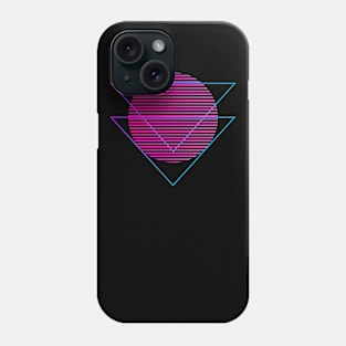 Abstract triangle and cricle Phone Case