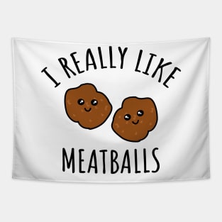 I Really Like Meatballs Tapestry