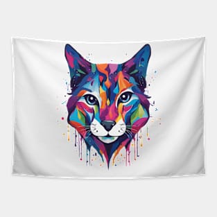 colorful cat Tapestry