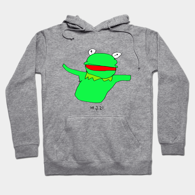 Kermit Frog Korean Kermit The Frog Hoodie Teepublic