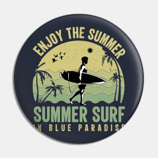 Summer Surf Pin