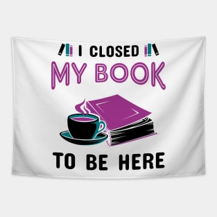 Book Lover Funny Design Tapestry