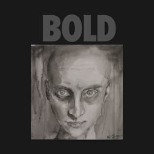 BOLD black and white face T-Shirt