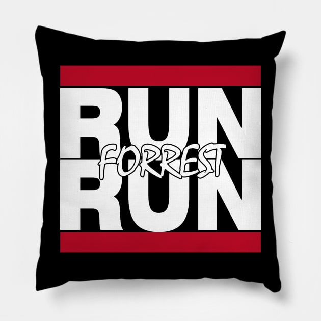 Run Forrest Run! Pillow by RetroZest