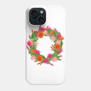 Holiday Cactus Wreath Phone Case