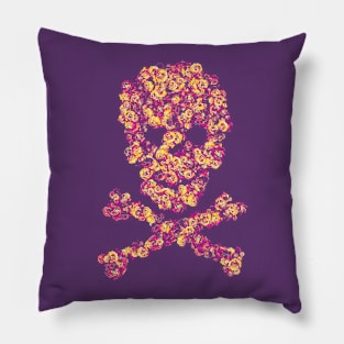 Skullz 'n' Rosez Pillow