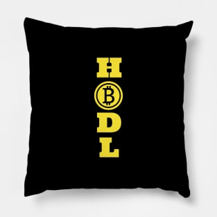 HODL - Bitcoin design Pillow