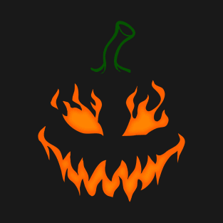 Halloween Pumpink in Fire T-Shirt