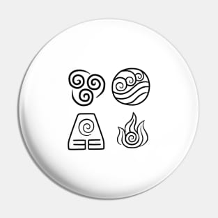 Elemental Symbols Pin