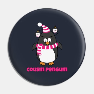 Christmas Penguin Pajama Animal Costume Cousin Penguin Shirt T-Shirt Pin