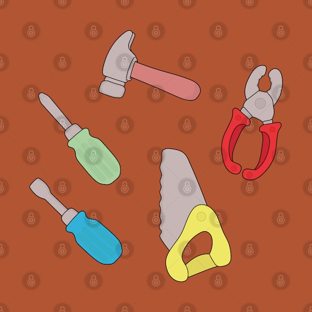 Cute Handyman Tools by DiegoCarvalho