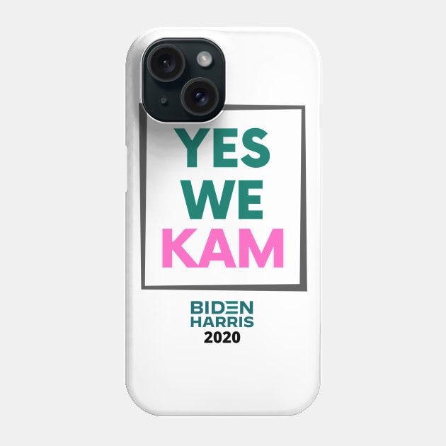 Biden Harris 2020 AKA BH2020 Pink + Green T-Shirt Phone Case by ShopFreeThePeople