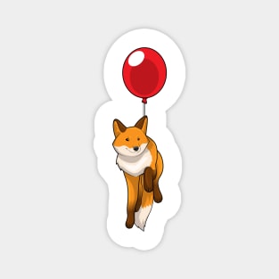 Fox Balloon Magnet