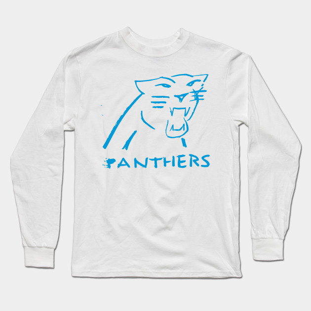 carolina panthers long sleeve tee shirt