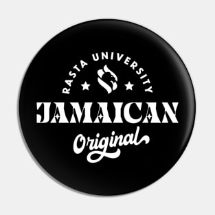 Rasta University Jamaican Original Reggae Pin