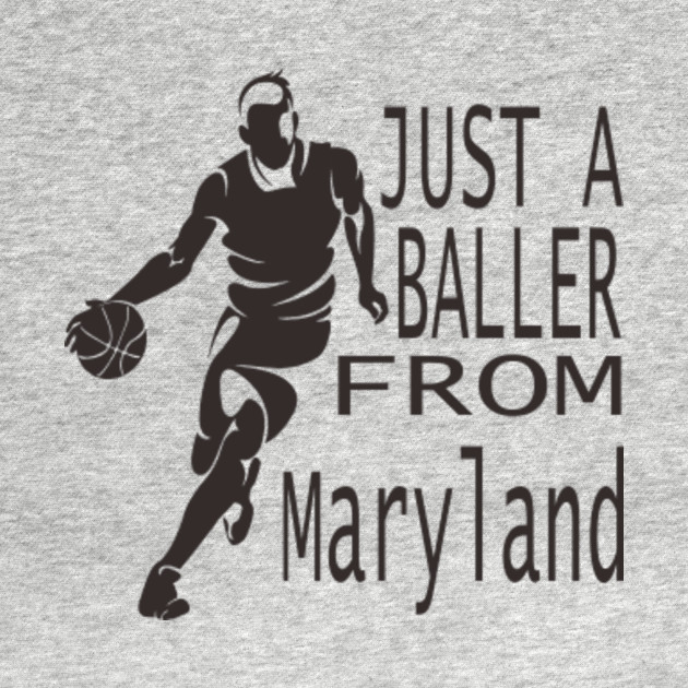 Disover Love Basketball Team For Gift Maryland Baller - Basketball - T-Shirt