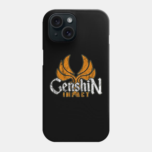 Anemo Emblem Genshin Impact Phone Case by kennethketch