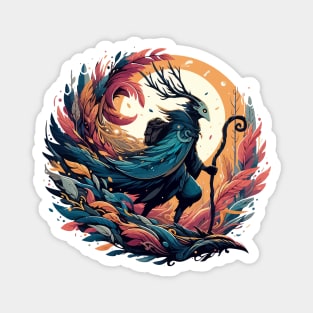 Forest Tree Spirit of Nature Mage Wizard Magnet