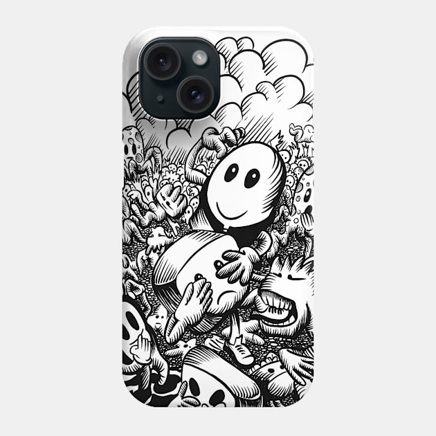 The dog, the octopus and the starfish Phone Case by stephenignacio