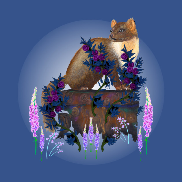 Pine Marten Love by nocturne-design