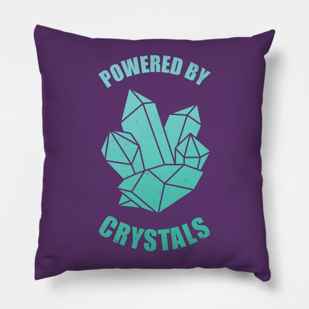 Powered by Crystals - V2 Pillow by rycotokyo81