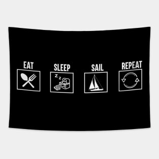 Eat,sleep,SAIL,repeat Tapestry