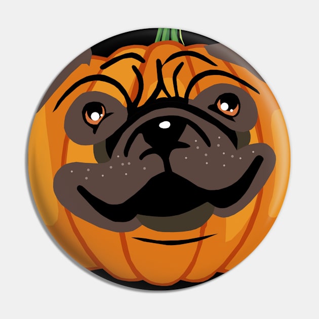 Happy Howl-O-Ween Pin by KewaleeTee