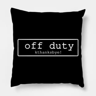 No. 1 Off Duty Ed.2 Pillow