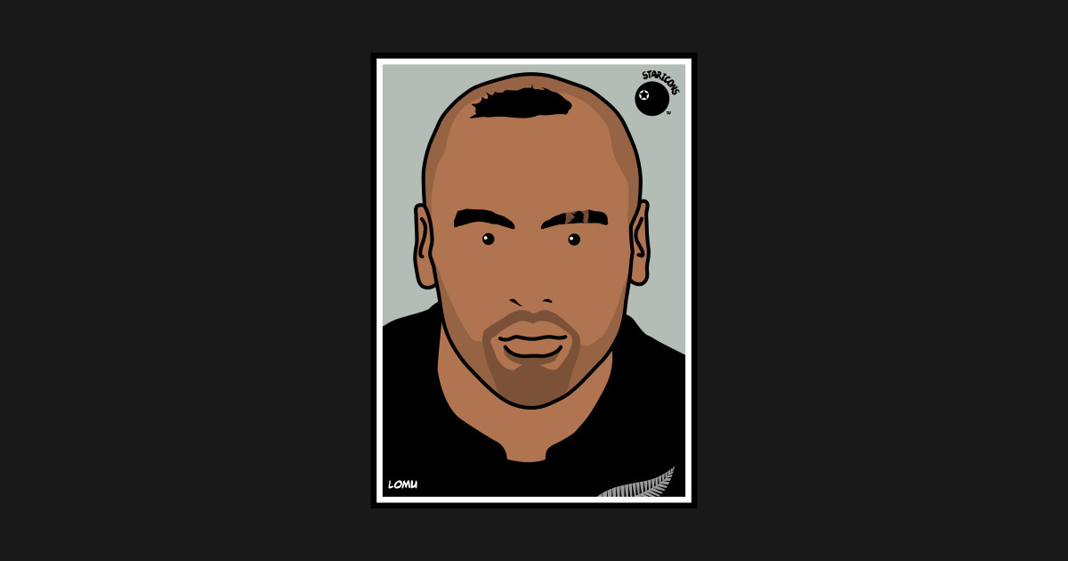 Jonah Lomu New Zealand Long Sleeve T-shirt Haka Rugby